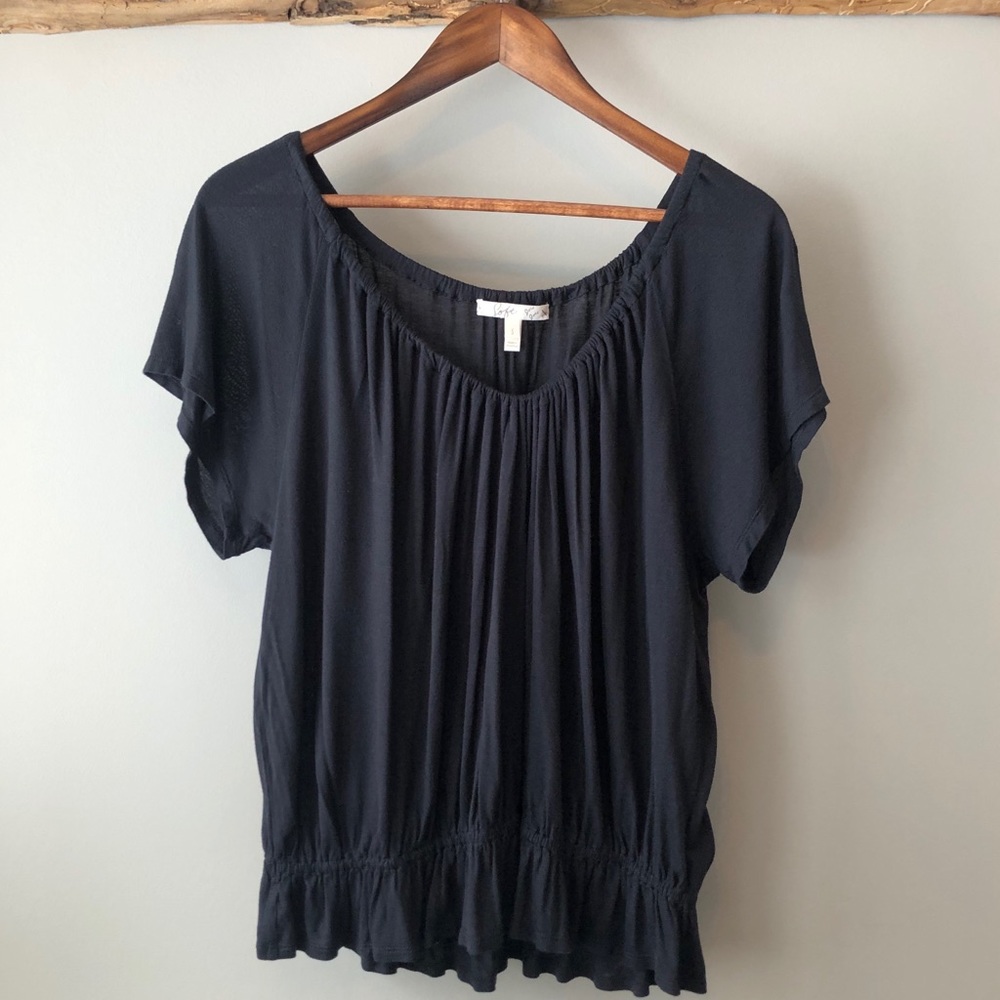 Soft Joie | Black Loose T-Shirt